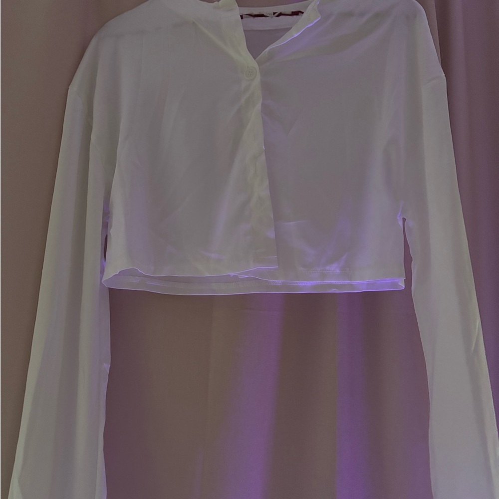 Angelic Silky Crop Top